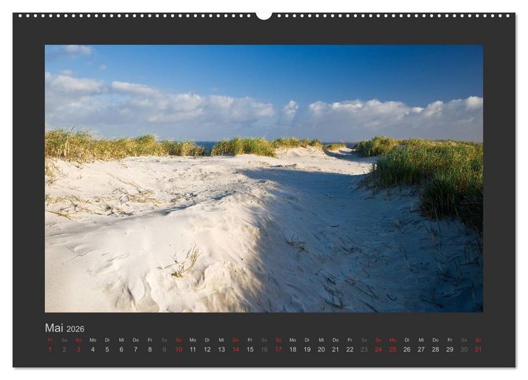 Produktbild: Impressionen aus St. Peter-Ording (Wandkalender 2026 DIN A2 quer), CALVENDO Monatskalender