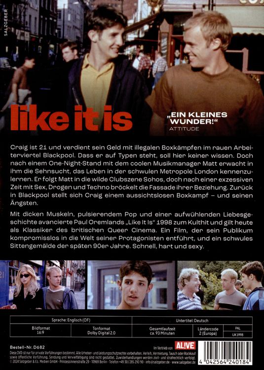 Produktbild: Like It Is (OmU)