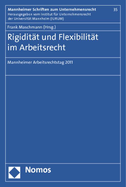 Produktbild: Rigidit&auml;t und Flexibilit&auml;t im Arbeitsrecht