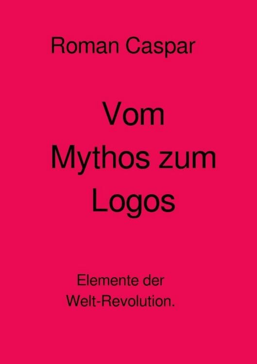 Produktbild: Vom Mythos zum Logos