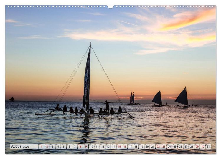 Produktbild: Philippinen - Land der Naturwunder (hochwertiger Premium Wandkalender 2026 DIN A2 quer), Kunstdruck in Hochglanz