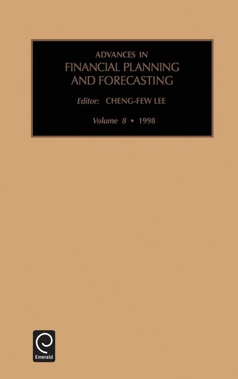 Produktbild: Advances in Financial Planning and Forecasting
