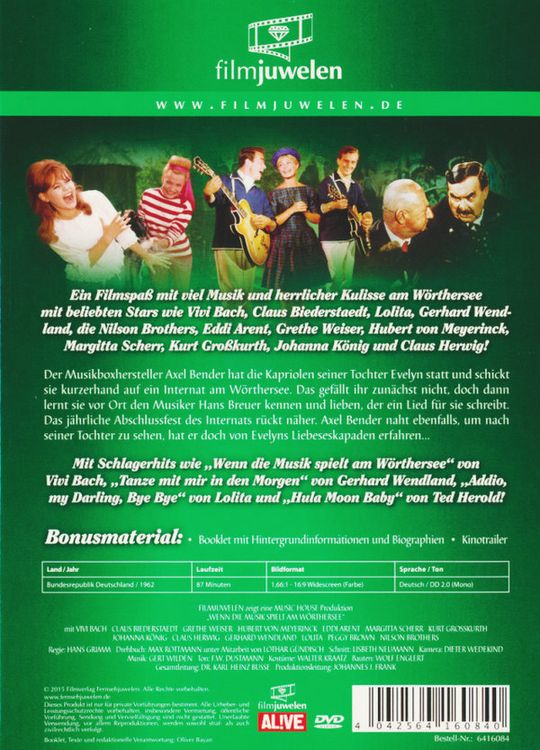 Produktbild: Wenn die Musik spielt am W&ouml;rthersee - filmjuwelen