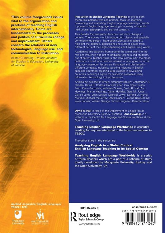 Produktbild: Innovation in English Language Teaching