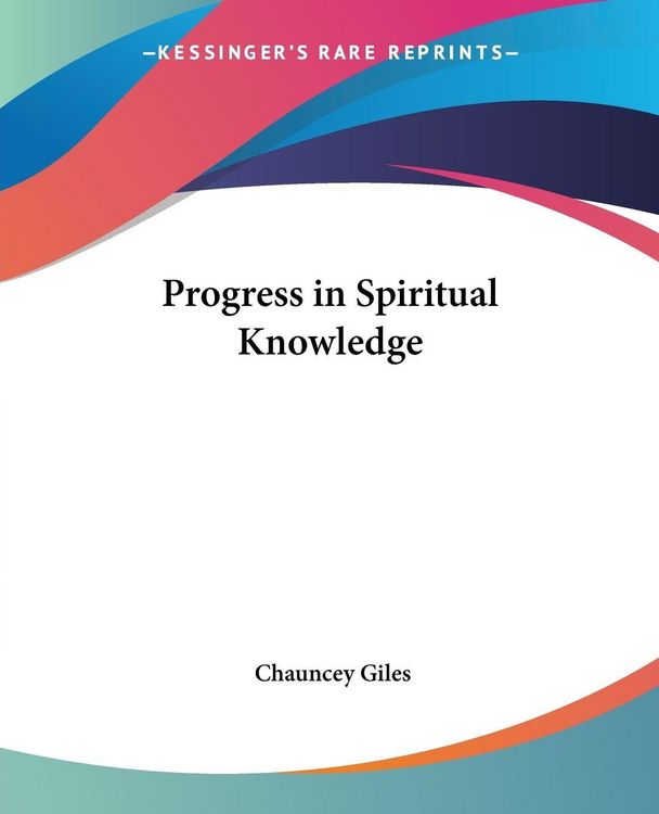 Produktbild: Progress in Spiritual Knowledge