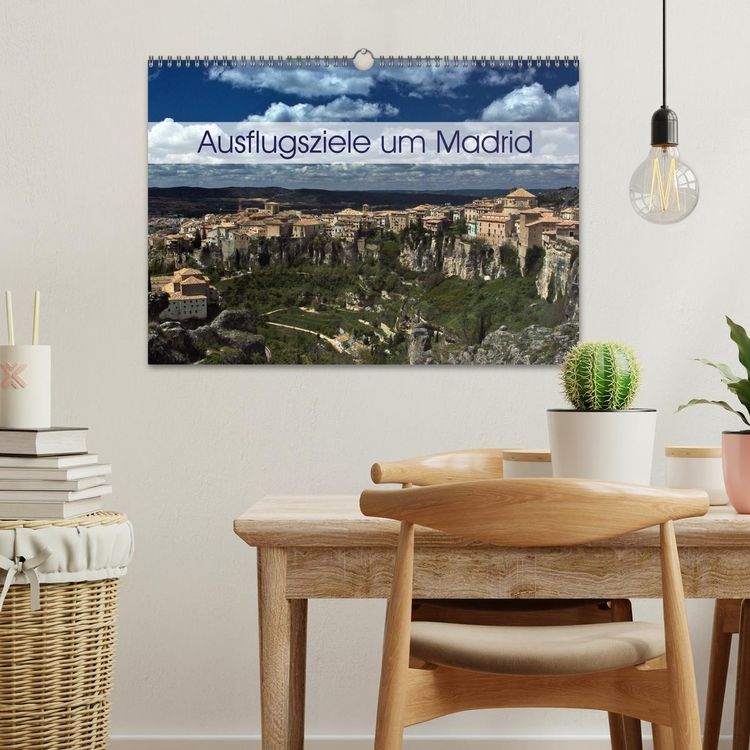 Produktbild: Ausflugziele um Madrid (Wandkalender 2026 DIN A3 quer), CALVENDO Monatskalender