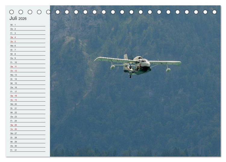 Produktbild: Faszination Wasserflugzeuge (Tischkalender 2026 DIN A5 quer), CALVENDO Monatskalender