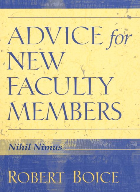 Produktbild: Advice for New Faculty Members