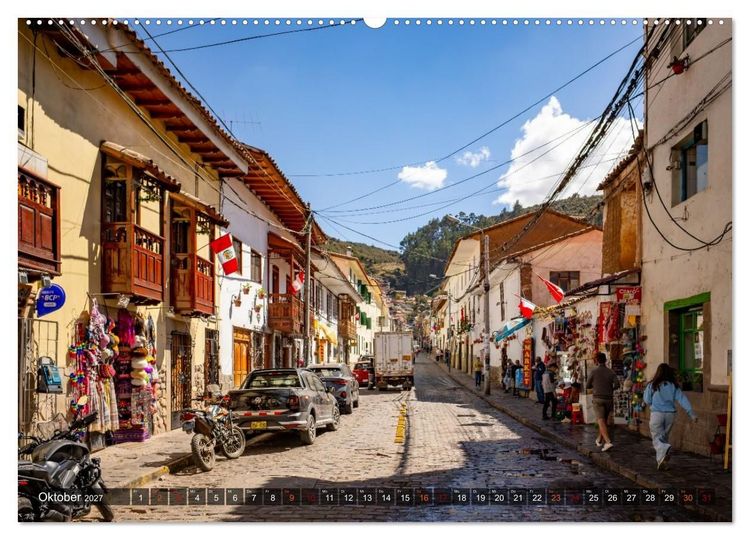 Produktbild: Peru - Traumreise durch das Land der Inka (hochwertiger Premium Wandkalender 2027 DIN A2 quer), Kunstdruck in Hochglanz