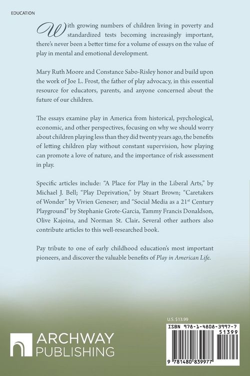 Produktbild: Play in American Life