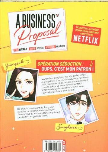 Produktbild: A business proposal. Tome 6