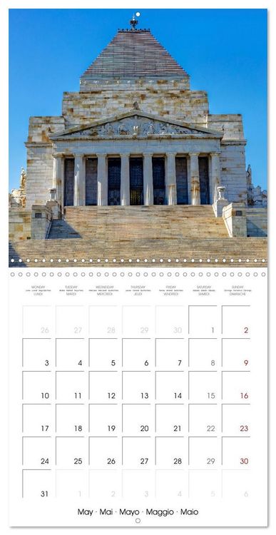 Produktbild: Melbourne - Australia's friendly metropolis (Wall Calendar 2027 12 &times; 12 Inch) CALVENDO 12 Month Wall Calendar