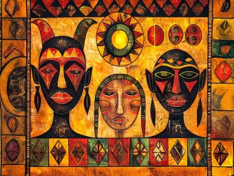 Produktbild: CALVENDO Puzzle Afrikanische Frauen unter der Sonne | 1000 Teile Lege-Gr&ouml;&szlig;e 64x48cm Foto-Puzzle f&uuml;r gl&uuml;ckliche Stunden