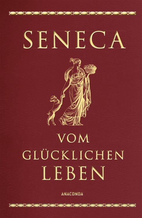 Produktbild: Vom gl&uuml;cklichen Leben (Cabra-Leder-Ausgabe)