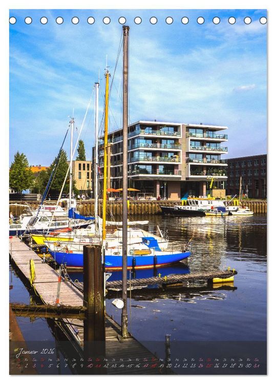 Produktbild: Oldenburg am Wasser (Tischkalender 2026 DIN A5 hoch), CALVENDO Monatskalender