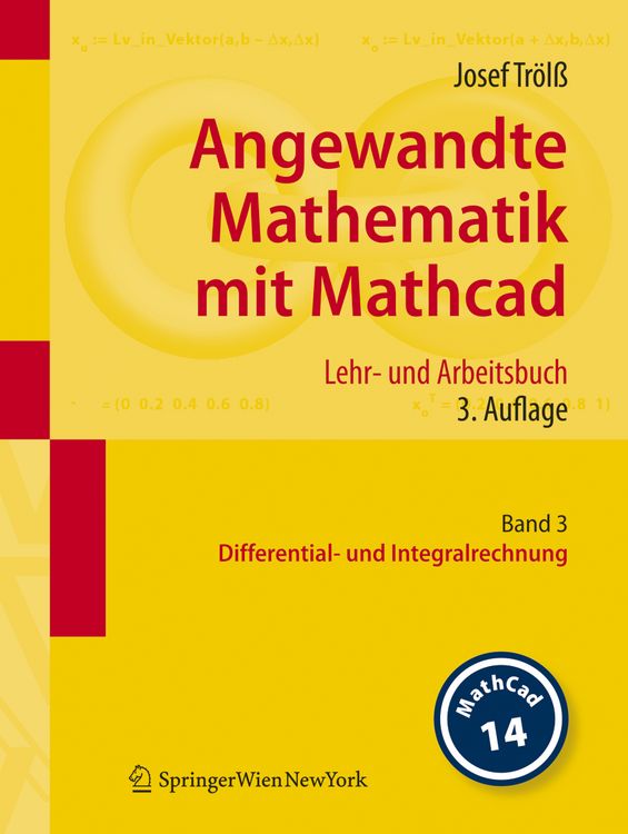 Produktbild: Angewandte Mathematik mit Mathcad. Lehr- und Arbeitsbuch
