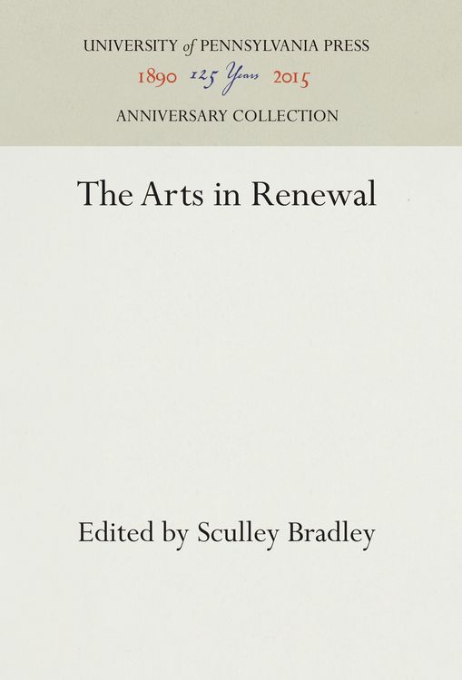 Produktbild: The Arts in Renewal