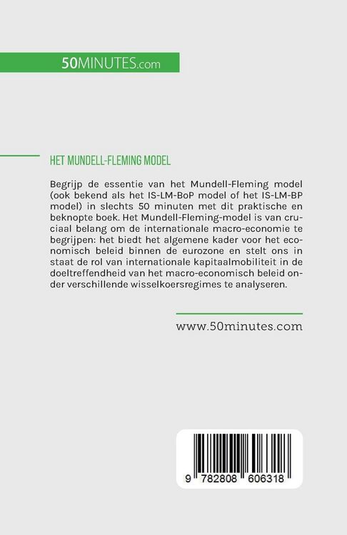 Produktbild: Het Mundell-Fleming model