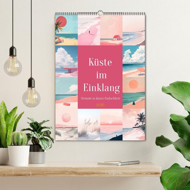 Produktbild: K&uuml;ste im Einklang (Wandkalender 2026 DIN A2 hoch), CALVENDO Monatskalender