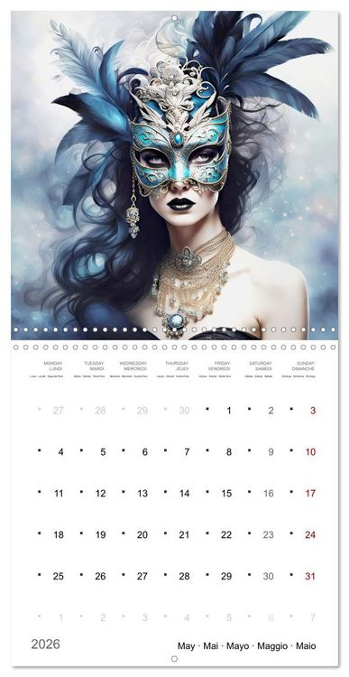 Produktbild: Transformation fascinante (Calendrier mural carr&eacute; 2026 30x30 cm) Calendrier double avec une page pour vos prises de notes