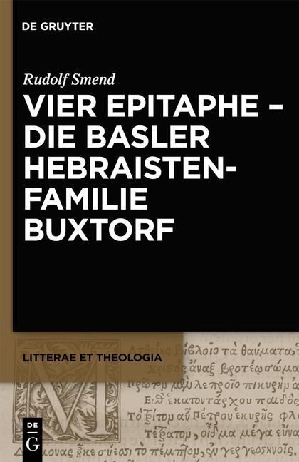 Produktbild: Vier Epitaphe - die Basler Hebraistenfamilie Buxtorf