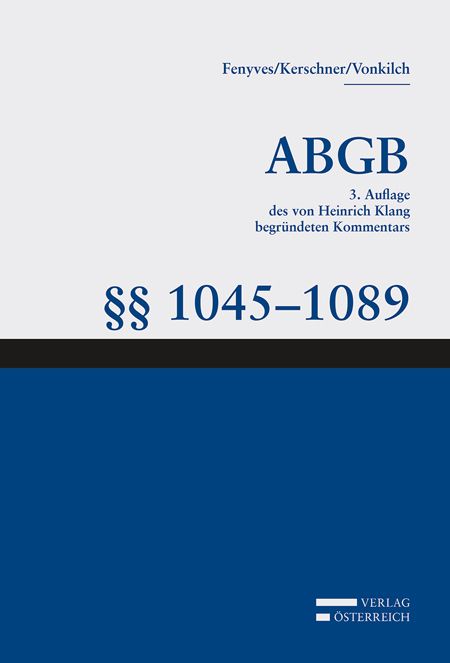 Produktbild: Gro&szlig;kommentar zum ABGB - Klang Kommentar
