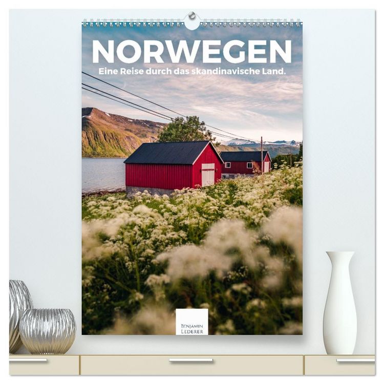 Produktbild: Norwegen - Eine Reise durch das skandinavische Land. (hochwertiger Premium Wandkalender 2026 DIN A2 hoch), Kunstdruck in Hochglanz