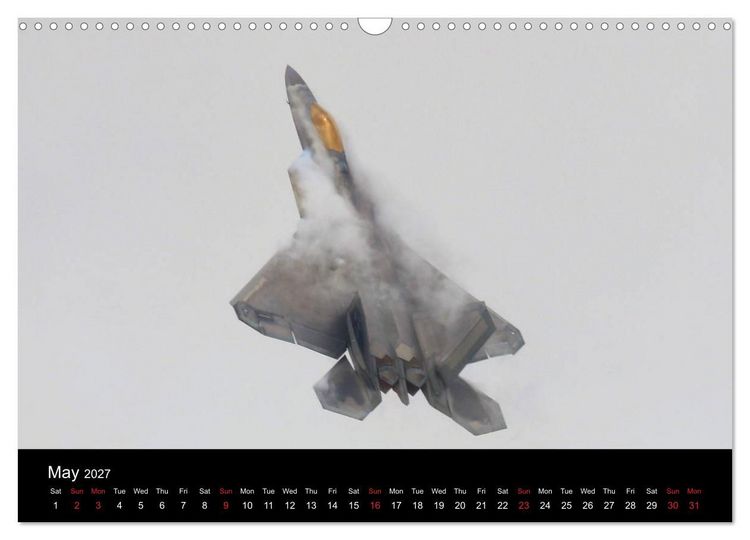 Produktbild: Lockheed Martin F-22A Raptor (Wall Calendar 2027 DIN A3 landscape), CALVENDO 12 Month Wall Calendar