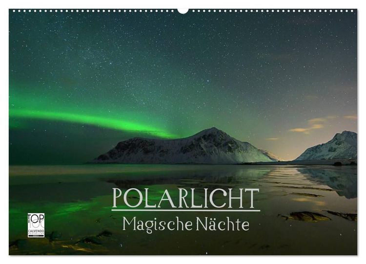 Produktbild: Magische N&auml;chte - POLARLICHT (Wandkalender 2027 DIN A2 quer), CALVENDO Monatskalender