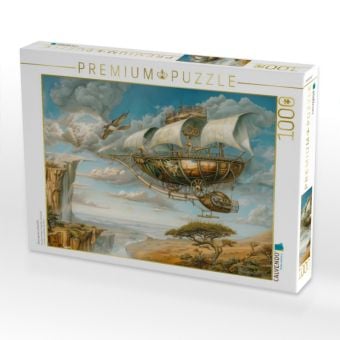 Produktbild: CALVENDO Puzzle Steampunk-Luftschiffe | 1000 Teile Lege-Gr&ouml;&szlig;e 64x48cm Foto-Puzzle f&uuml;r gl&uuml;ckliche Stunden