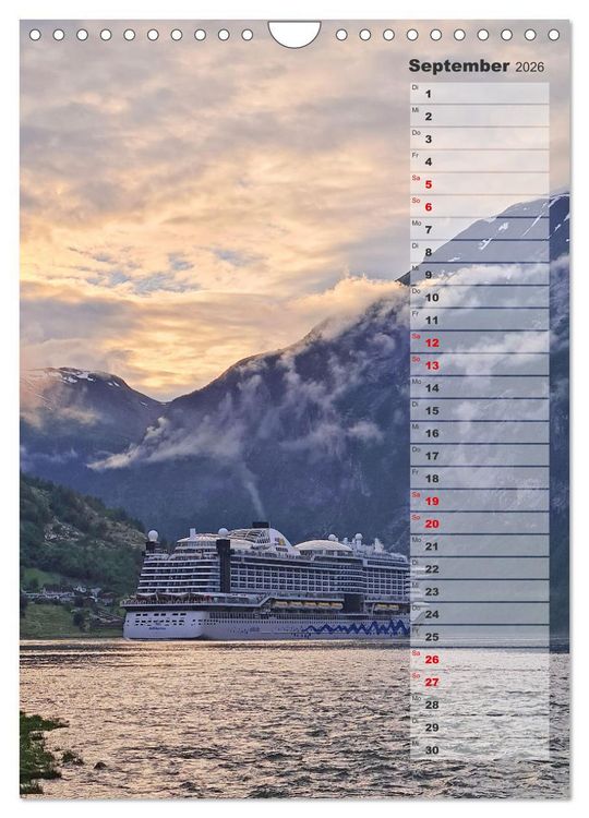 Produktbild: Skandinavien entdecken - Von Schweden nach Norwegen mit dem Wohnmobil (Wandkalender 2026 DIN A4 hoch), CALVENDO Monatskalender