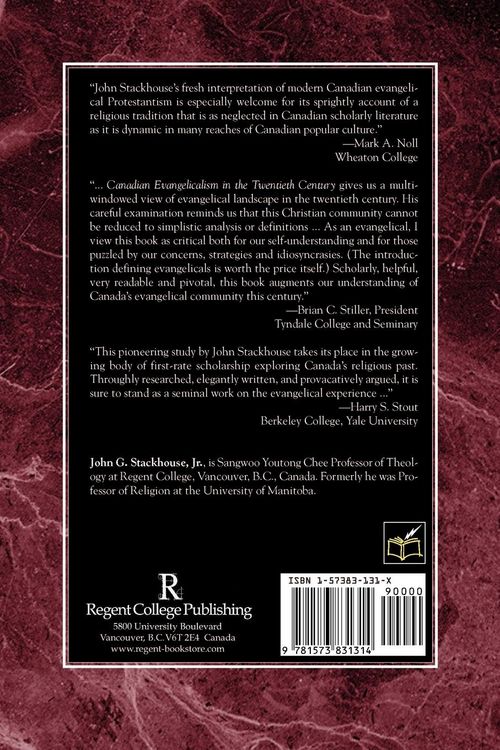 Produktbild: Canadian Evangelicalism in the Twentieth Century