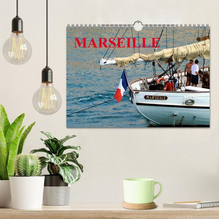 Produktbild: MARSEILLE (Calendrier mural 2026 DIN A4 vertical), CALVENDO calendrier mensuel
