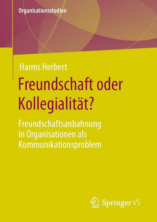 Produktbild: Freundschaft oder Kollegialit&auml;t?