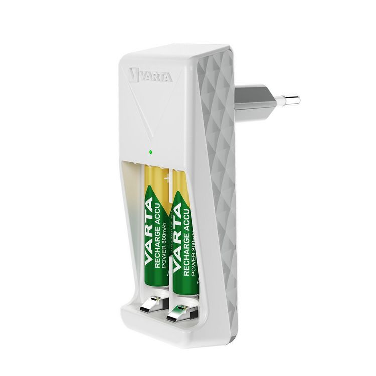 Produktbild: Varta Batterieladeger&auml;t Mini Charger 2x AAA 56703 800mAh wei&szlig;