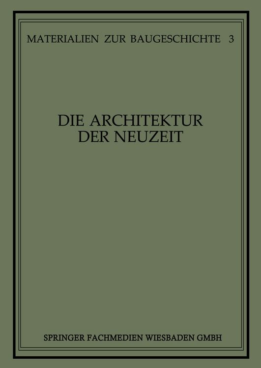 Produktbild: Die Architektur der Neuzeit