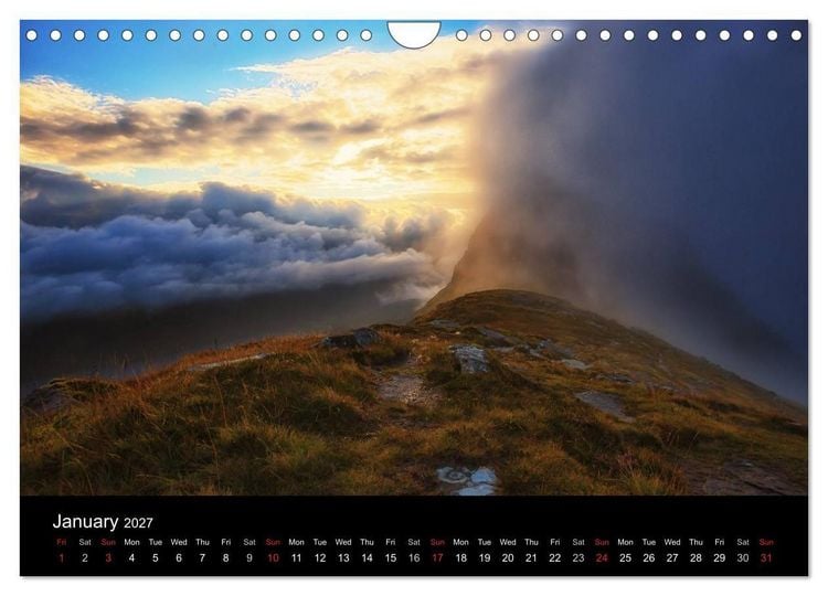 Produktbild: THE HIGHLANDS (Wall Calendar 2027 DIN A4 landscape), CALVENDO 12 Month Wall Calendar