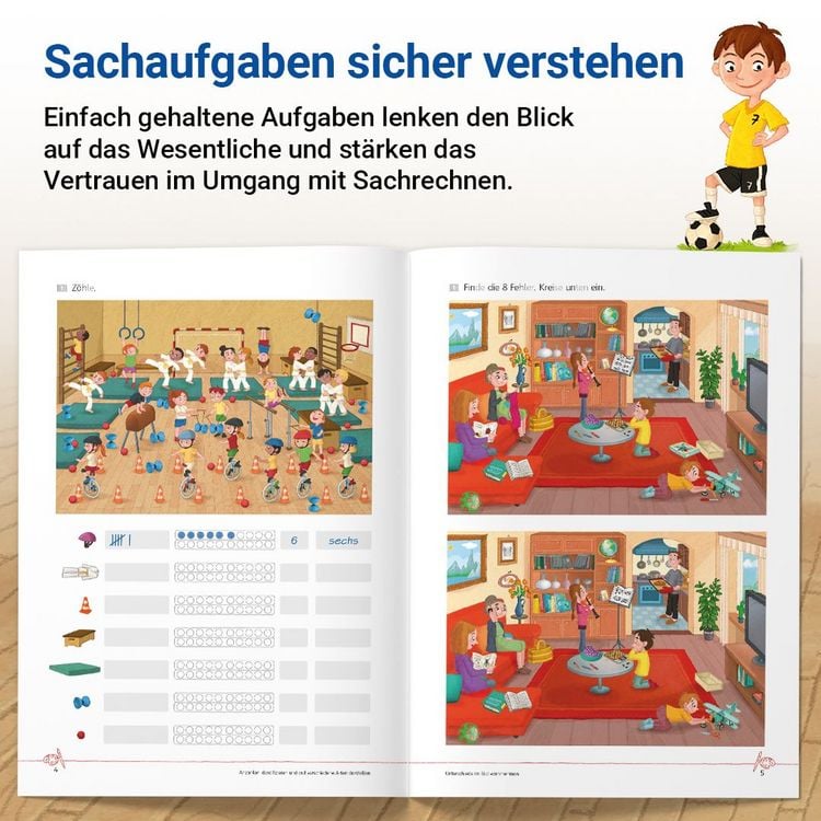Produktbild: Das &Uuml;bungsheft Sachrechnen Mathematik 1/2