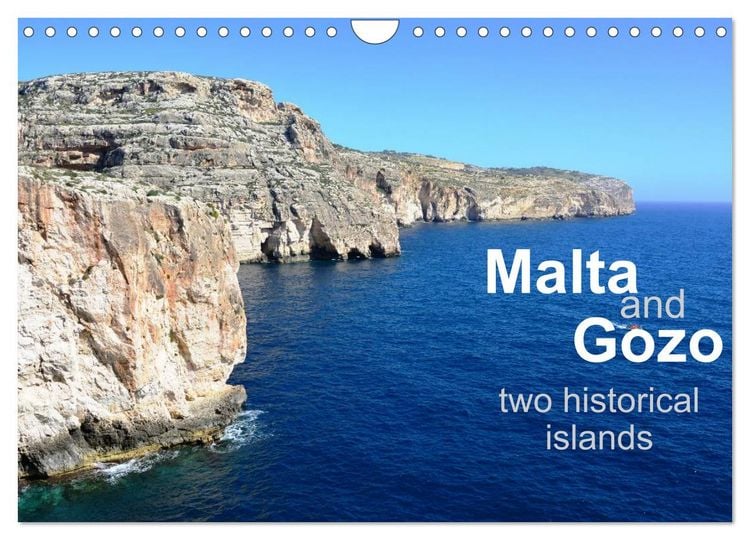 Produktbild: Malta and Gozo two historical islands (Wall Calendar 2026 DIN A4 landscape), CALVENDO 12 Month Wall Calendar