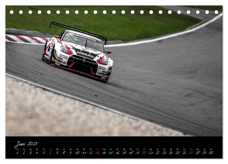 Produktbild: EMOTIONS ON THE GRID - Blancpain Endurance Series N&uuml;rburgring (Tischkalender 2027 DIN A5 quer), CALVENDO Monatskalender