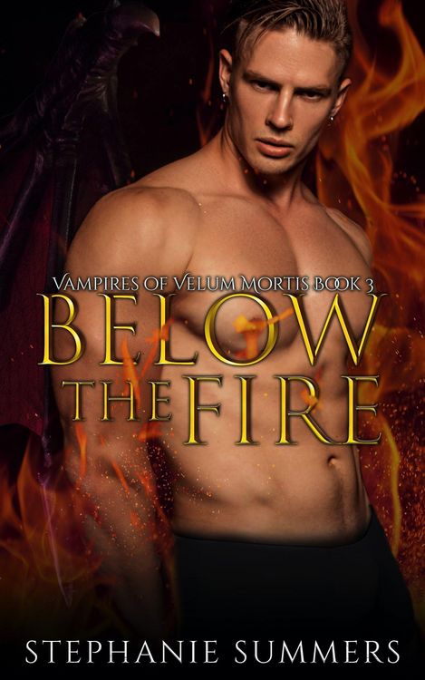 Produktbild: Below the Fire (Vampires of Velum Mortis, #3)
