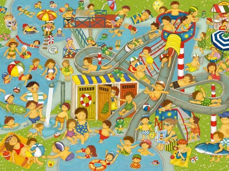 Produktbild: Im Schwimmbad (Puzzle)