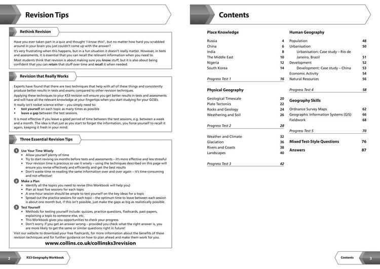 Produktbild: KS3 Geography Workbook