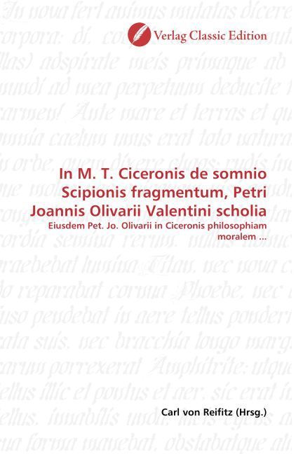 Produktbild: In M. T. Ciceronis de somnio Scipionis fragmentum, Petri Joa