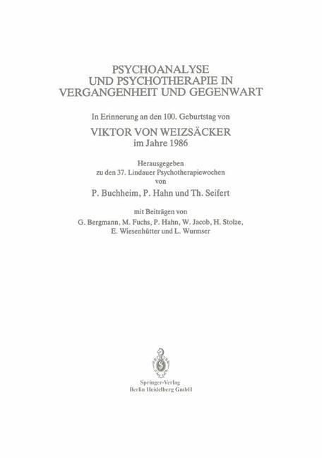 Produktbild: Psychoanalyse und Psychotherapie in der Vergangenheit und Gegenwart