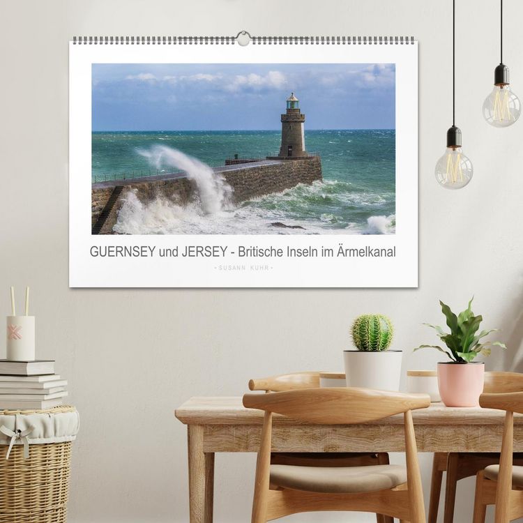 Produktbild: GUERNSEY und JERSEY - Britische Inseln im &Auml;rmelkanal (Wandkalender 2026 DIN A2 quer), CALVENDO Monatskalender