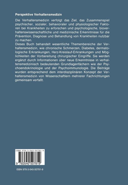 Produktbild: Perspektive Verhaltensmedizin