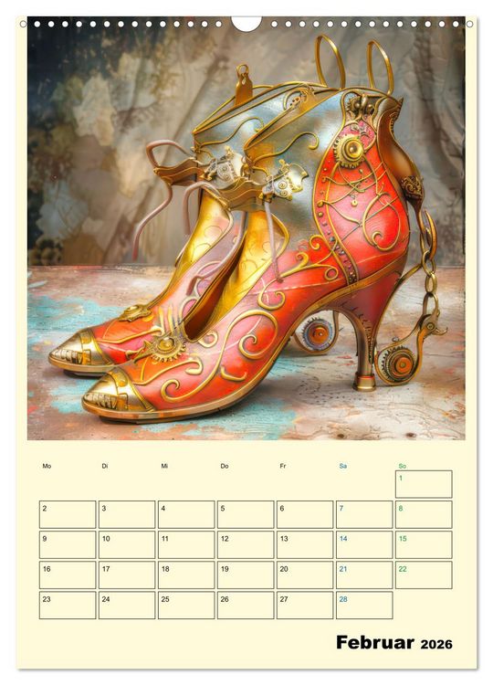 Produktbild: Steampunk Accesoires - Planer (Wandkalender 2026 DIN A3 hoch), CALVENDO Monatskalender