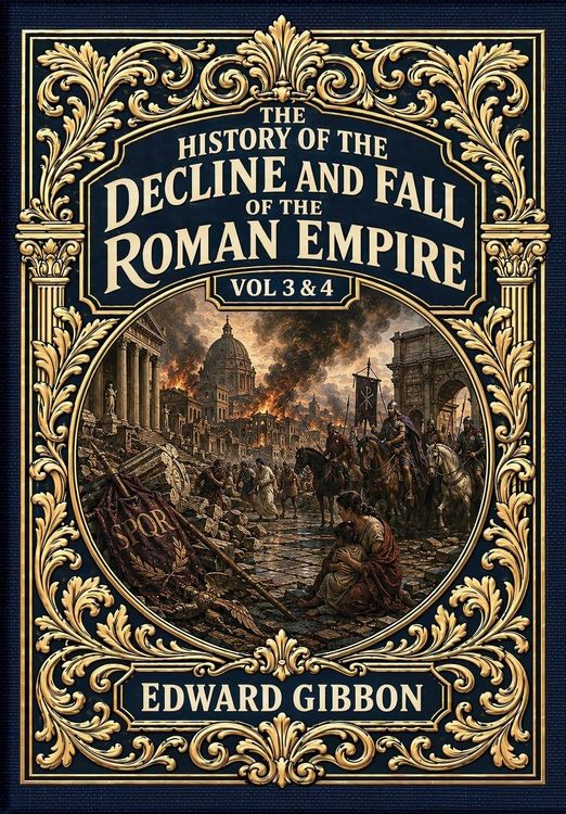 Produktbild: The History of the Decline and Fall of the Roman Empire Vol. 3 & 4 (Golden Monarch Collector's Edition) (Case Laminate Hardcover with Jacket)