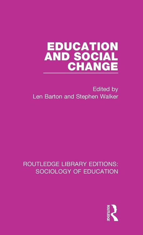 Produktbild: Education and Social Change